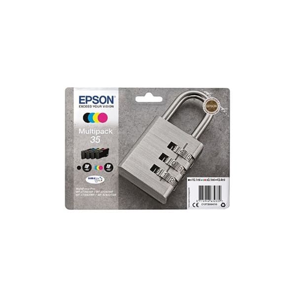 Epson DURABrite Ultra 35 bläckpatron - Paket med 4 - svart, gul, cyan, magenta