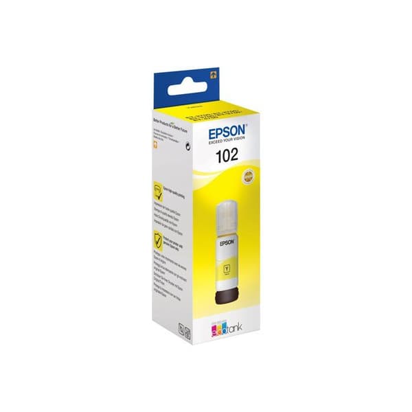 EPSON Original Ink Tank 102 - 70ml - Gul
