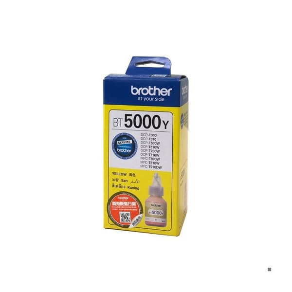 Brother BT-5000Y Ultra High Yield gul bläckpatron för Brother DCP-T300, DCP-T500W, DCP-T700W, MFC-T800W