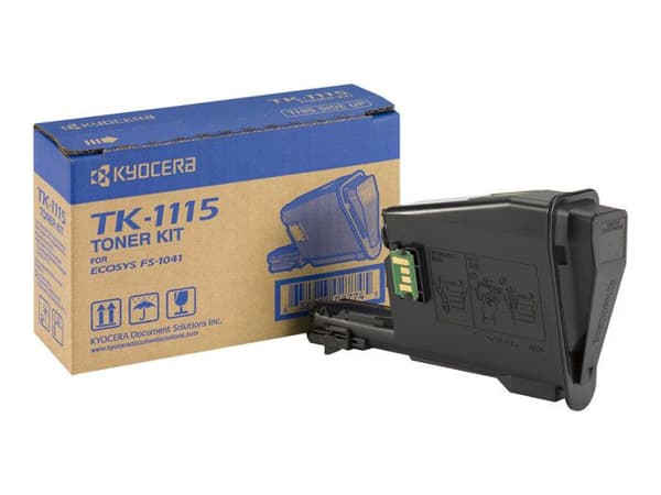 Tonerkassett - KYOCERA - TK-1115 - Svart - Laser - 1600 sidor - Paket med 1