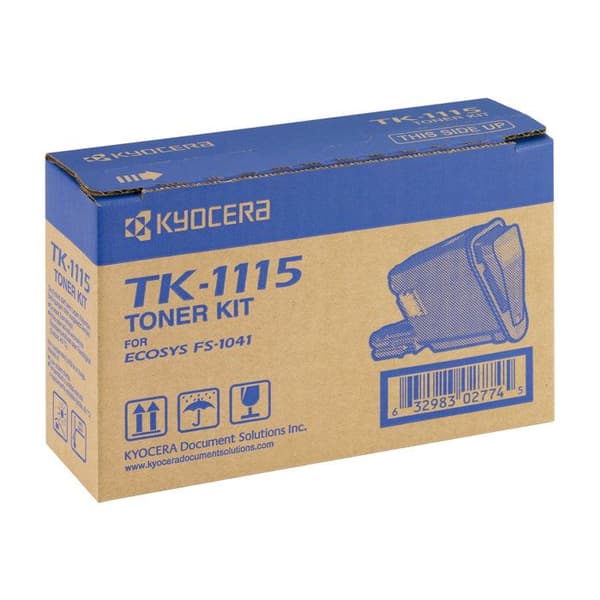 Tonerkassett - KYOCERA - TK-1115 - Svart - Laser - 1600 sidor - Paket med 1