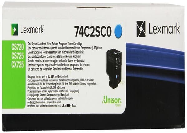 Lexmark tonerkassett - Cyan - Laser - Standardkapacitet - 7000 sidor