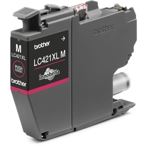 LC421XLM bläckpatron - BROTHER - 500 sidor magenta med hög kapacitet - för DCP -J1050DW, MFC -J1010DW och DCP -J1140DW
