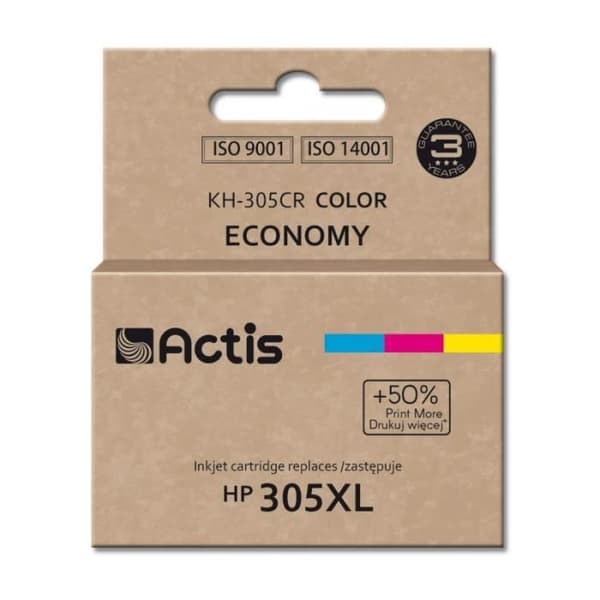 ACTIS bläckpatron 1 st. Kompatibel Standardkapacitet Cyan, Magenta, Gul - KH-305CR