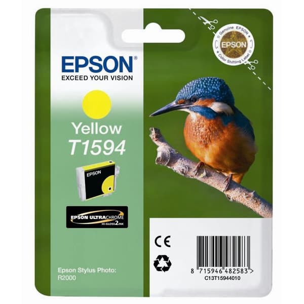 Epson T1594 Kingfisher gul bläckpatron