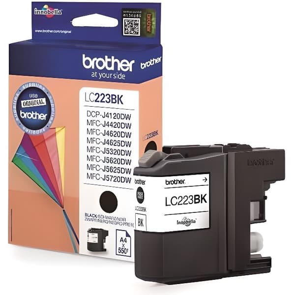 Brother LC223BK svart bläckpatron