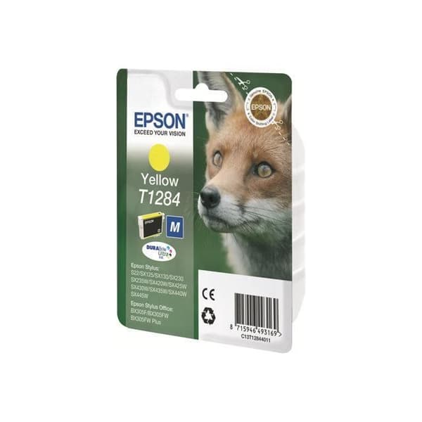 EPSON Cartridge T1284 Fox - Gul