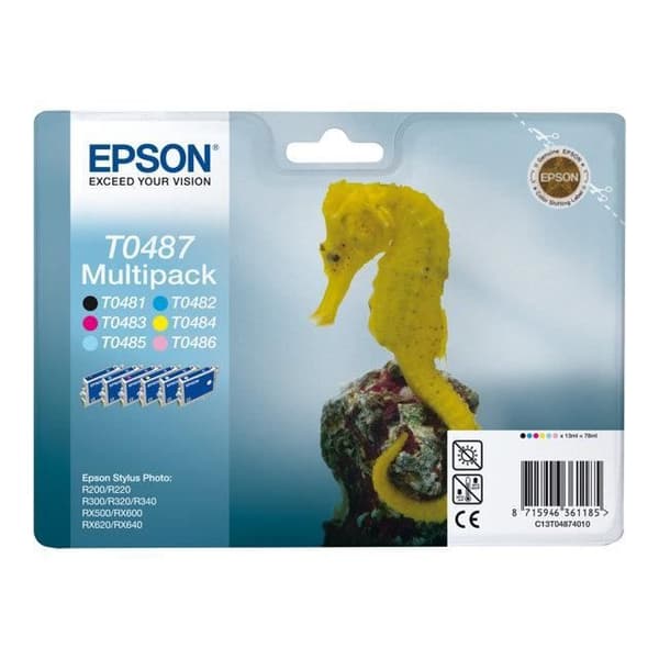 Epson Multipack T0487 Original bläckpatron