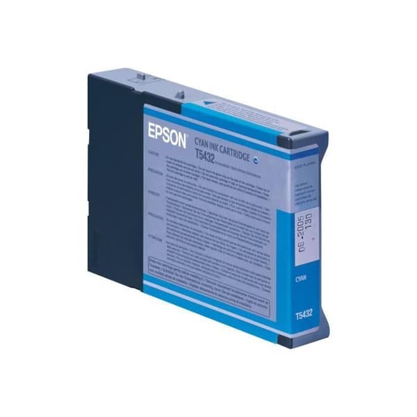 Epson T5432 110 ml cyan originalbläckpatron för Color Proofer 7600, 9600; Stylus Pro 4000, Pro 4000 C4, Pro 4000 C8,...