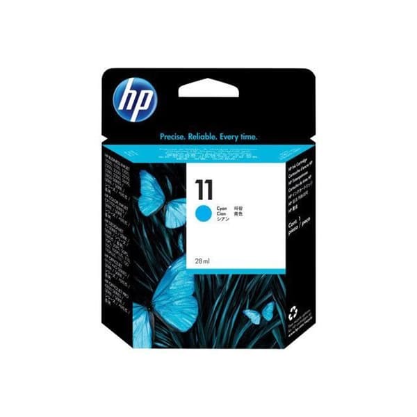 HP 11 bläckpatron - Cyan - High Yield - Paket med 1