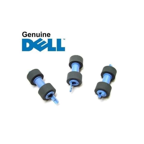Träningsrullarna - DELL - 250 Tray FeedRoller - Paket med 3 - Svart och blå - Kompatibelt tillbehör
