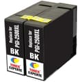 Miniatyrbild 1 av 4: PGI-2500XL PGI-2500XLBK 2 svarta kompatibla bläckpatroner Canon MAXIFY MB5350 iB4050 MB5050 MB5150 MB5450 iB4150 MB5455 MB5155