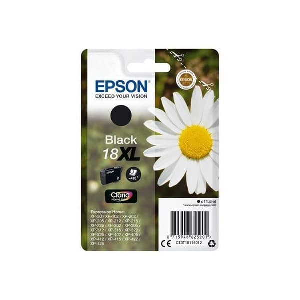 EPSON Cartridge T1811 - Daisy - Svart XL