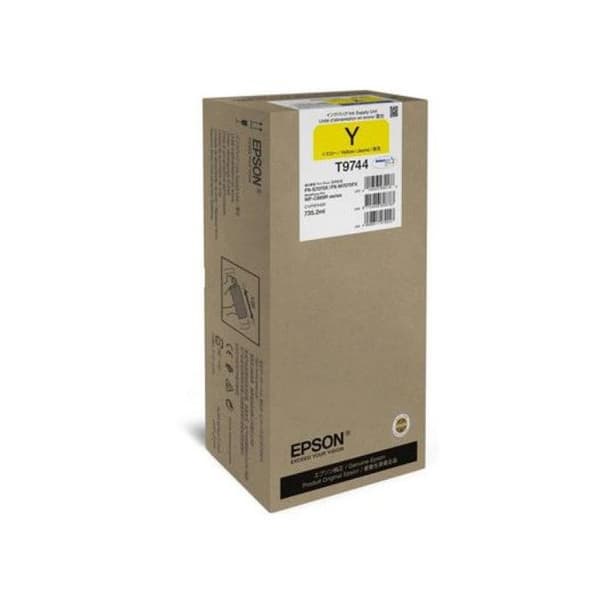 Bläckpatron - Epson - T9744 - Gul - Storlek XXL - Kompatibel med WorkForce Pro WF-C869R
