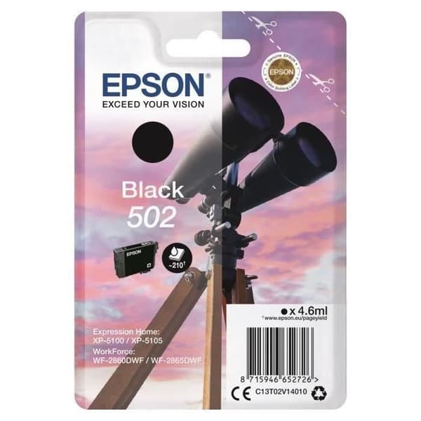 Epson JUMELLES SVART bläckpatron