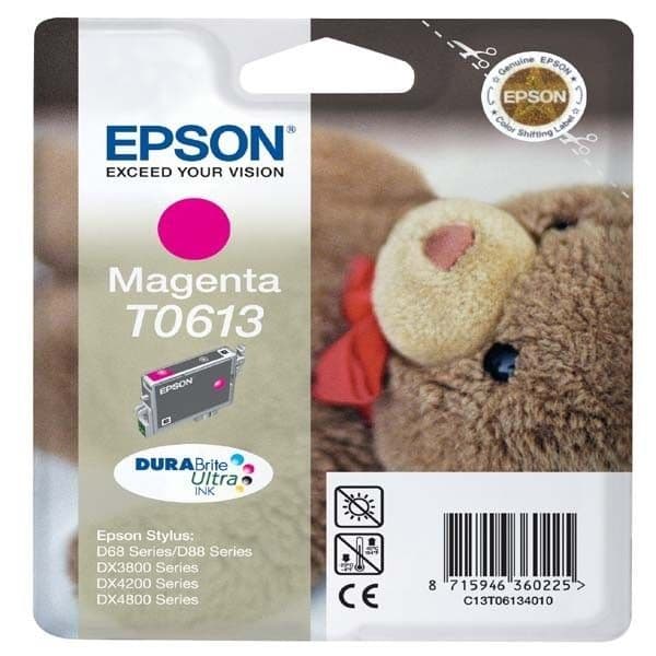 EPSON Cartridge T0613 Magenta - 8ml - 250 sidor