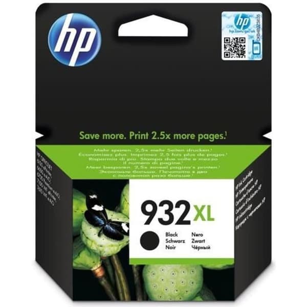 HP 932XL svart originalbläckpatron med hög kapacitet (CN053AE) för HP OfficeJet 6100/6600/6700/7100/7510/7610