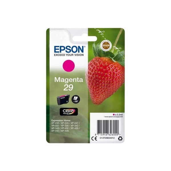 EPSON 29 bläckpatron - Magenta - Claria Home Ink - 3,2 ml