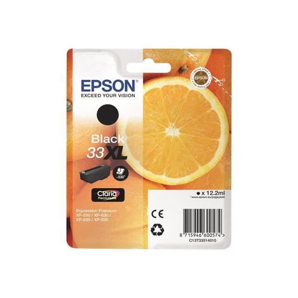 Epson 33XL svart patron (Orange Series)