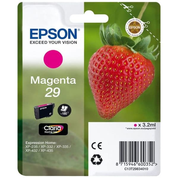 EPSON Strawberry Claria Home Ink Cartridge - Mangenta