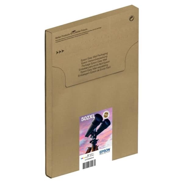 EPSON Multipack 4colours 502XL EasyMail bläckpatron - Inkjet - 4 patroner - 450 sidkapacitet