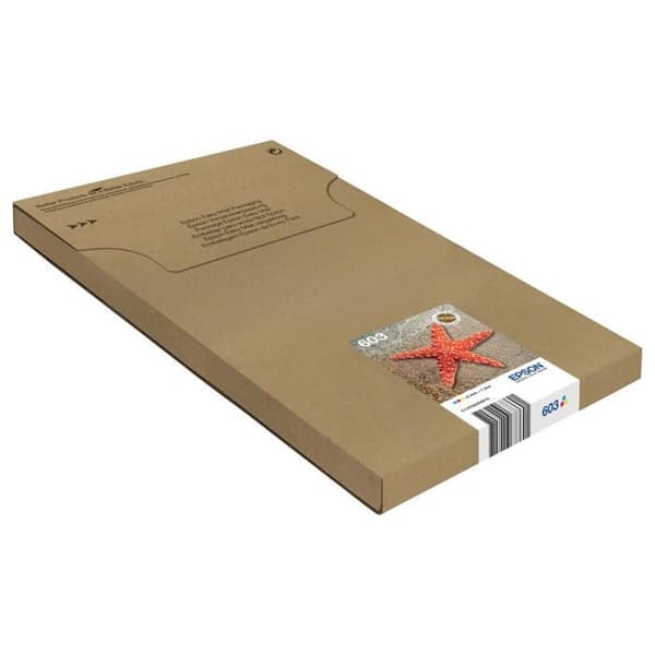 Bläckpatron - Epson - Multipack 603 - 4 färger - Skarpa utskrifter - Ekonomisk