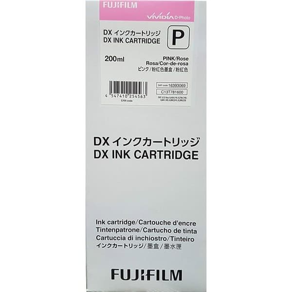 Fujifilm DX 200 ml bläckpatron för bläckstråleskrivare - Rosa