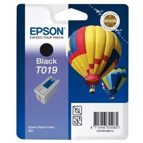 Epson T019 Original svart bläckpatron för