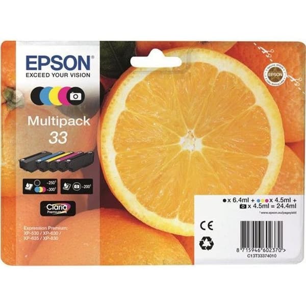 EPSON Paket med 5 C 602162