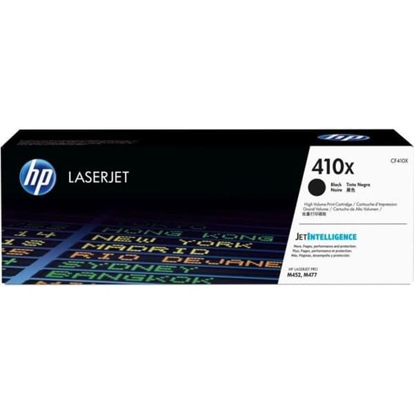 HP 410X (CF410X) Sort toner - Original patron til HP Color LaserJet Pro M377/M452/MFP M477 printere