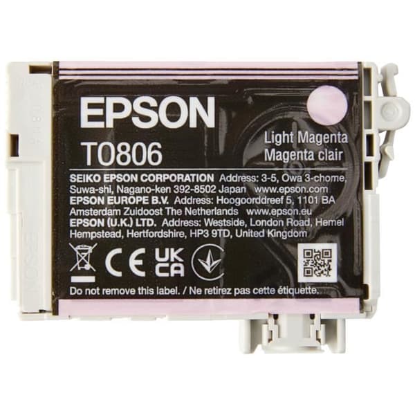 EPSON Multipack T0807 - Colibri - Sort, Gul, Cyan, Magenta, Lys Magenta, Lys Cyan (C13T08074011)