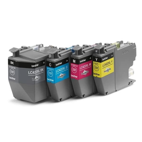 Set med 4 bläckpatroner LC422XLVAL - BROTHER - För Business Smart MFC-J5340DW, MFC-J5345DW, MFC-J5740DW, MFC-J6540DW och MFC-J6940DW