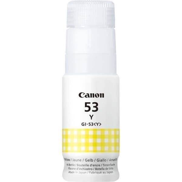 Mustepullo - CANON - GI-53Y - Keltainen - PIXMA G650- ja G550-yhteensopivuus - (4690C001)