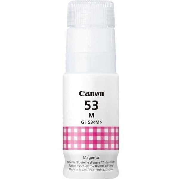 Blækflaske - CANON - GI-53M - Magenta - PIXMA G650 og G550 kompatibilitet - (4681C001)