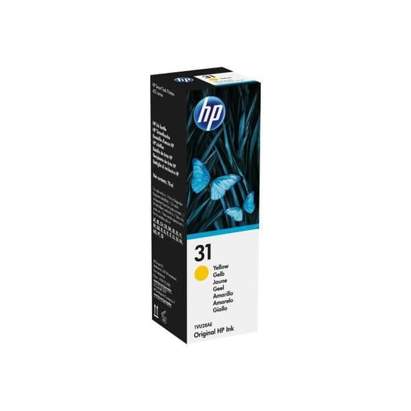 HP 31 70 ml gul original blækflaske (1VU28AE) til HP Smart Tank 455/457/513/Plus 555/Plus 559/Plus 570/Plus 655