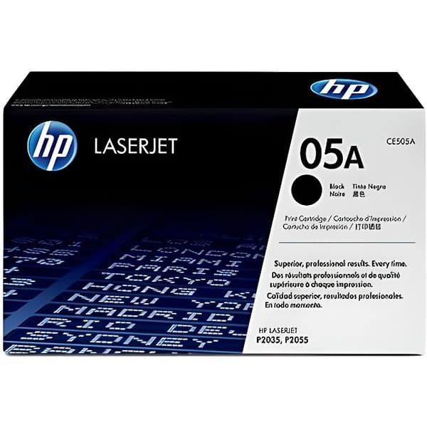 HP 05A (CE505A) sort tonerpatron til LaserJet P2035/P2055 printere