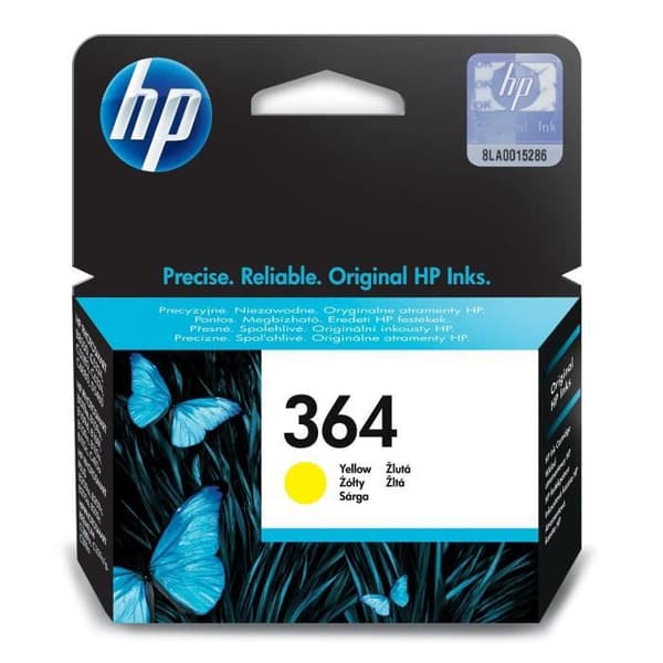 HP 364 original gul bläckpatron för HP DeskJet 3070A och HP Photosmart 5525/6525 (CB320EE)