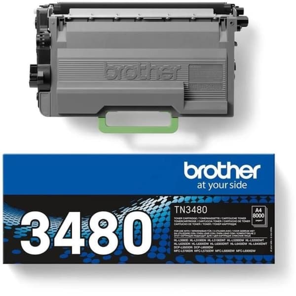 BROTHER TN3480 højtydende tonerpatron - sort
