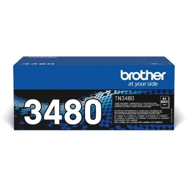 BROTHER TN3480 højtydende tonerpatron - sort