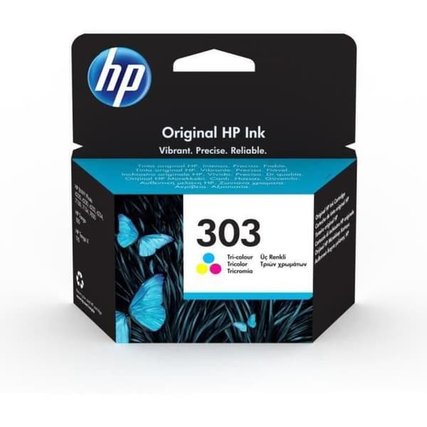 HP 303 trefarvet original blækpatron (T6N01AE) til HP Envy Photo 6220/6230/7130