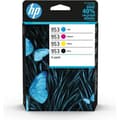 Pikkukuva 1 / 6: HP 953 alkuperäinen mustepatruuna (6ZC69AE), 4 kpl:n pakkaus: musta, syaani, keltainen ja magenta, HP OfficeJet Pro 7700/8200/8700 -tulostimiin