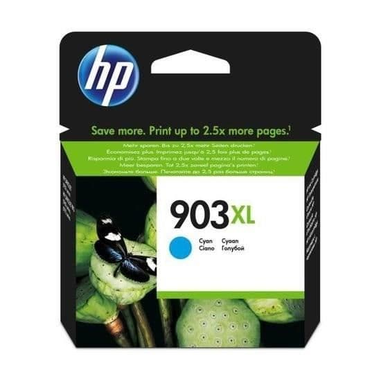 HP 903XL højtydende cyan original blækpatron (T6M03AE) til HP OfficeJet Pro 6950/6960/6970