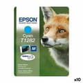Miniatyrbild 1 av 2: Original Bläckpatron Epson STYLUS S22/SX 235W /420W/425W/ OFFICE BX305F Turkos (10 antal)