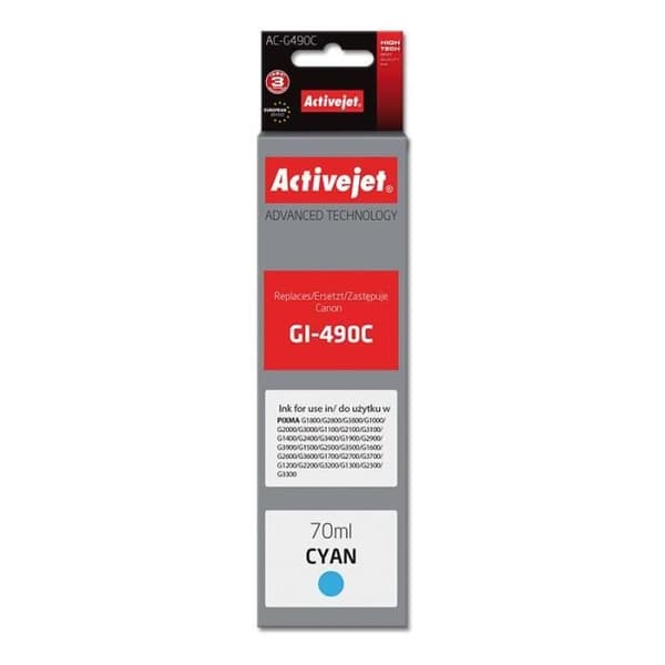 Activejet AC-G490C bläckpatron 1 st Kompatibel Högkapacitet (XL) Cyan