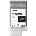 Miniatyrbild 1 av 4: Mattsvart bläckpatron 130 ml - CANON - PFI-120MBK - Bläckbehållare - Bläckstråle - Canon LUCIA