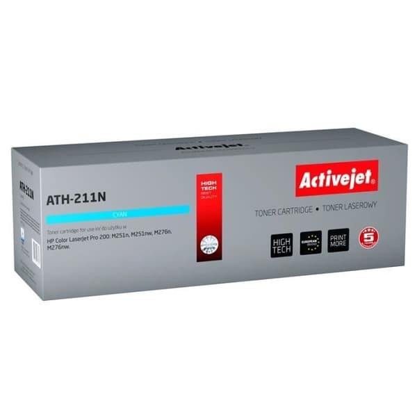 Tonerpatron - Activejet - ATH-211N - Kompatibel - Cyan - 1800 sidor