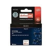 Bläckpatron - ACTIVE JET - AH-563 - Svart - 20 ml - Kompatibel med HP DeskJet