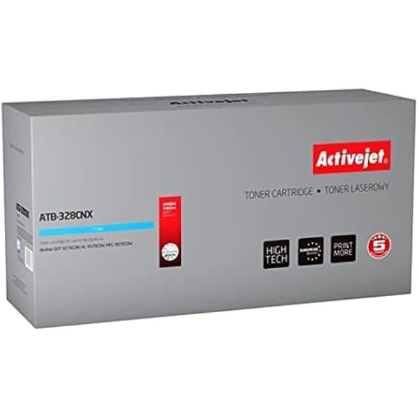 ACTIVEJET ATB-328CNX kompatibel cyan tonerkassett - Brother-skrivare - 6000 sidor