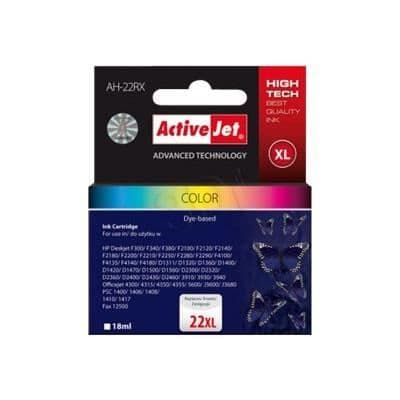 ACTIVEJET AH-352 bläckpatron för HP DeskJet-skrivare - Cyan färg - Hög kapacitet 21 ml