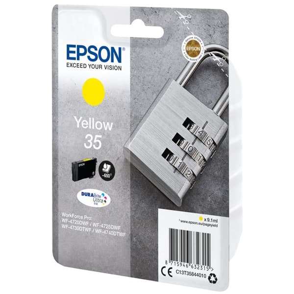 EPSON DURABrite Ultra 35 bläckpatron - Gul - Bläckstråle - 1